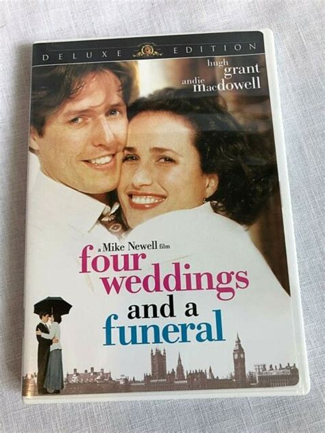 Four Weddings And A Funeral Deluxe Edition Mgm Dvd Hugh Grant Andie