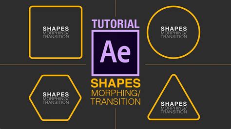 Morphing Shapes After Effects Tutorial And A Little Bit Of