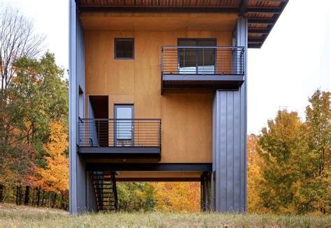 Architecturally Intriguing House In Michigan Usa Glen Lake Tower