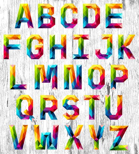 Auf welchen buchstaben des alphabets könnte am leichtesten verzichtet werden? 26 Regenbogen Alphabet Stift gezeichnete bunte Schrift bunte | Etsy