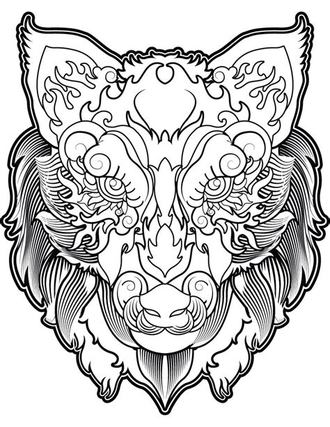 'mandala tete loup 3' is the free vector file you will download, the vector file is stealthed in the.zip.rar.7z file to help you download files faster. Coloriages à imprimer gratuitement!