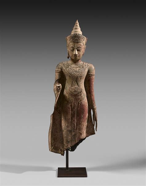 Standing Buddha Galerie Dart Asiatique Hioco