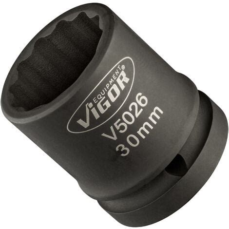 VIGOR Douille à chocs V5026 Carré creux 20 mm 3 4 pouce Profil