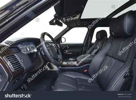 Car Inside Driver Place Interior Prestige Stock Photo 374122936