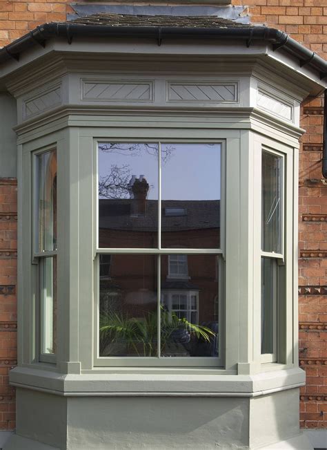 New Timber Double Glazed Sash Bay Window Bay Window Exterior House