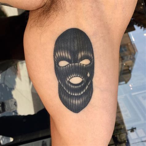 Snagged A Healed Pic Of This Skimask Tattoo Hope You Guys Like It And