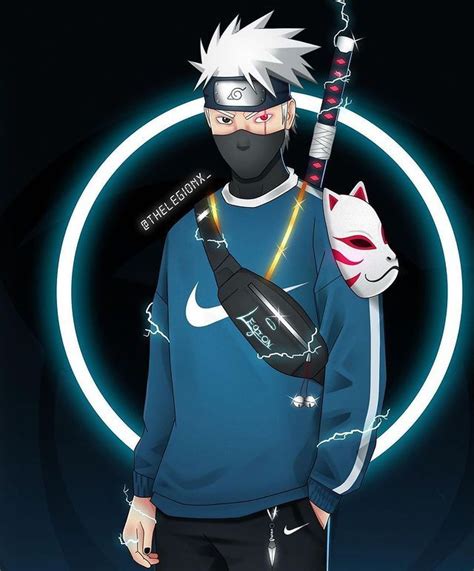 Kakashi Da Nike Naruto Shippuden Personagens De Anime Desenhos De Images