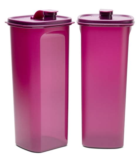 Whenever you snap the pitcher back into its. Tupperware Fridge Bottle Pitcher Slim Line 2l 2pc: Buy ...