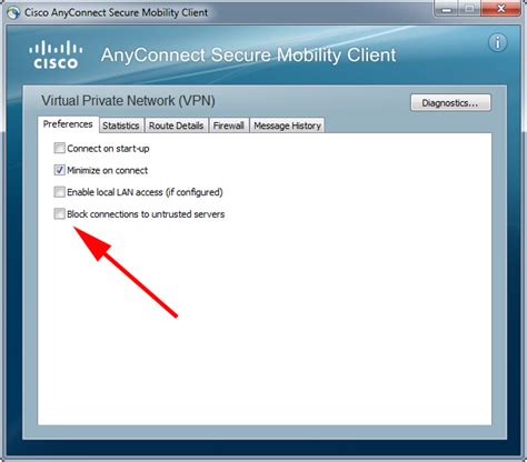 Cisco Anyconnect Untrusted Vpn Server Blocked Petenetlive