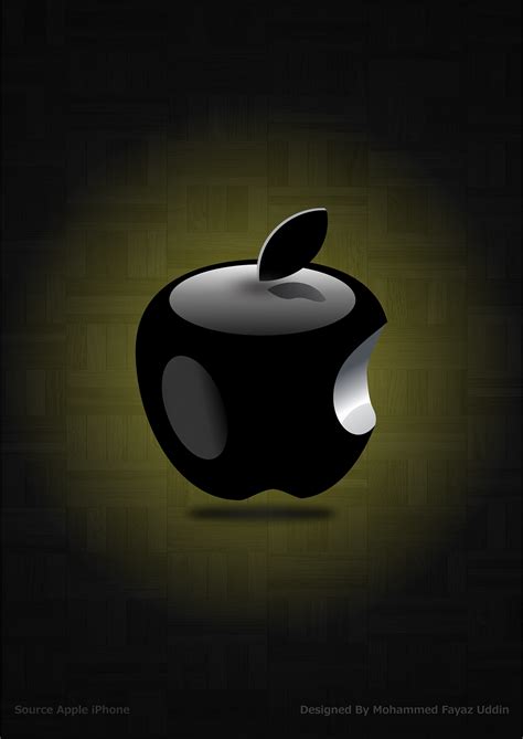 3d Apple Logo Hd Wallpaper Design For Iphone And Android On Behance