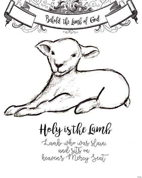 Mary Had A Little Lamb Coloring Page At Free