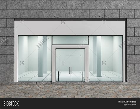 Modern Empty Store Front Big Image And Photo Bigstock