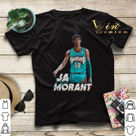 Signature Ja Morant 12 Memphis Grizzlies Basketball Shirt Hoodie