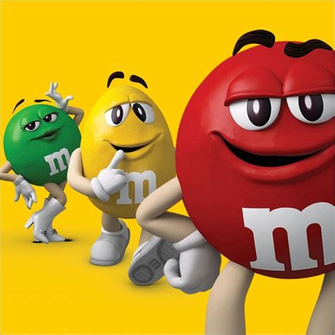 Mandms Red Yellow And Miss Green Mandm Characters Character Graphic