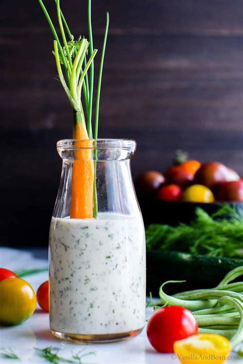 Hausgemachtes Ranch- Dressing mit griechischem Joghurt Rezepte vorbereiten