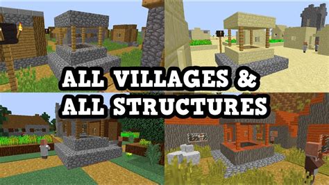 Minecraft Xbox 360 Ps3 All Villages Wood More Seed Youtube