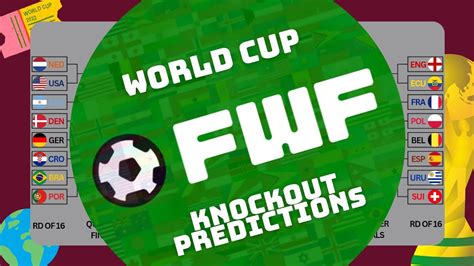 Final World Cup Predictions Knockout Stages Youtube