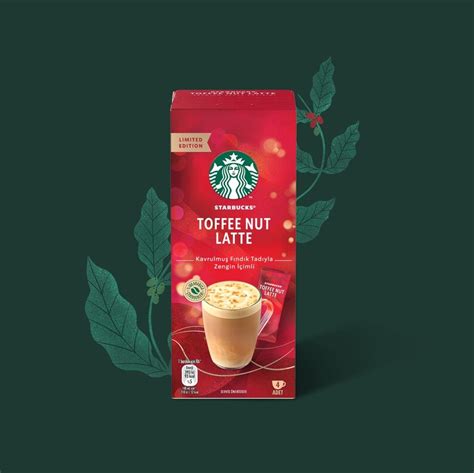 Starbucks Toffee Nut Latte Premium Instant Coffee G Box Of