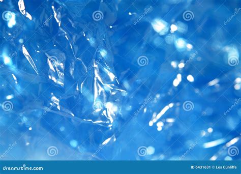 Texture Of Blue Plastic Stock Image Image Of Bright Crinkles 6431631