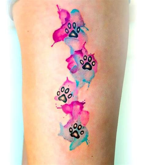 Details 78 Watercolor Paw Print Tattoo Best Incdgdbentre