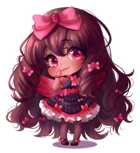 Chibi Commission Drawing By Owinter Cute Anime Chibi