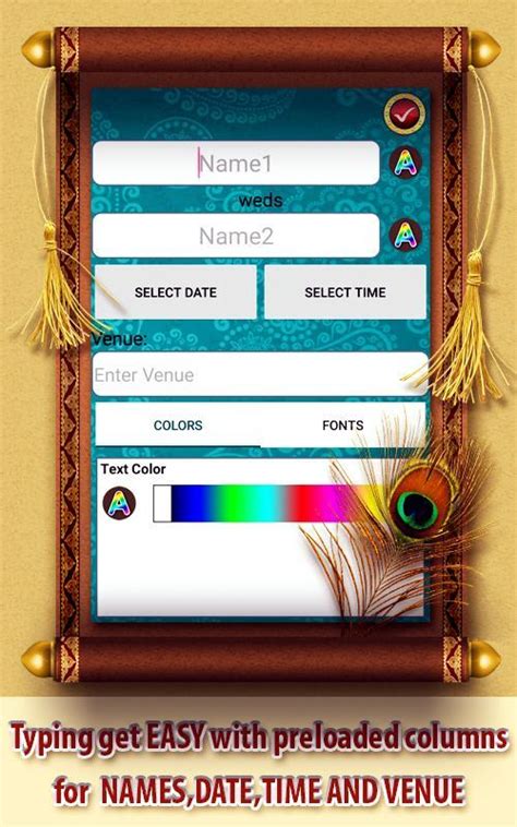 The biggest source of free photorealistic wedding card mockups online! Wedding Card Maker for Android - APK Download