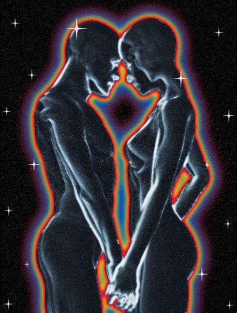 Synth On Twitter Twin Flame Art Soulmates Art Flame Art