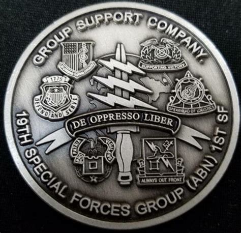 Us Army 19th Sfg A 19th Special Forces Group Airborne Group Support