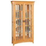 Misson Double Door Curio From Dutchcrafters Amish Furniture