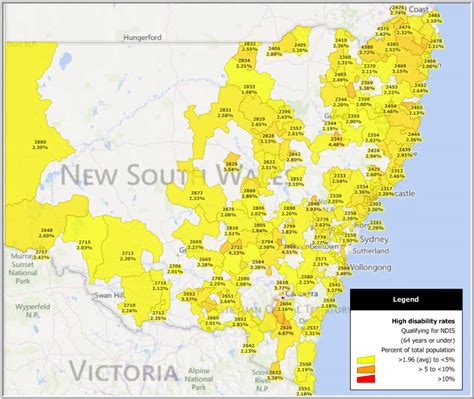 Sydney New South Wales Postcode Map Buy Postcode Map