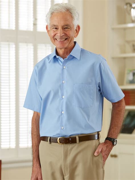 Make sure you include a crisp white garment in your formal shirts for men online shopping cart. Men's Short Sleeve Dress Shirt - Buck & Buck