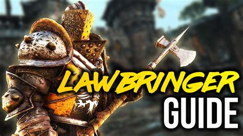 As the largest and heaviest hybrid hero in looking for more help? FOR HONOR: Lawbringer Moveset Guide! (Lawbringer Basics in For Honor) - YouTube