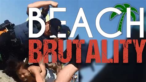 Nj Beach Police Brutally Assault Woman Youtube