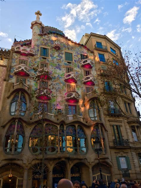 Casa Batlló Gaudí Barcelona Ispanya