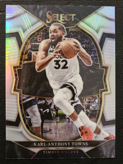 Karl Anthony Towns Select Silver Concourse Prizm