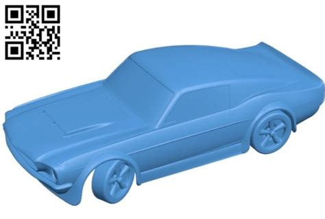 Ford Mustang Gt500 Car B004867 Car File Stl Free Download 3d Model For