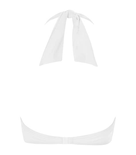 Seafolly Goddess Bandeau Bikini Top In White Lyst