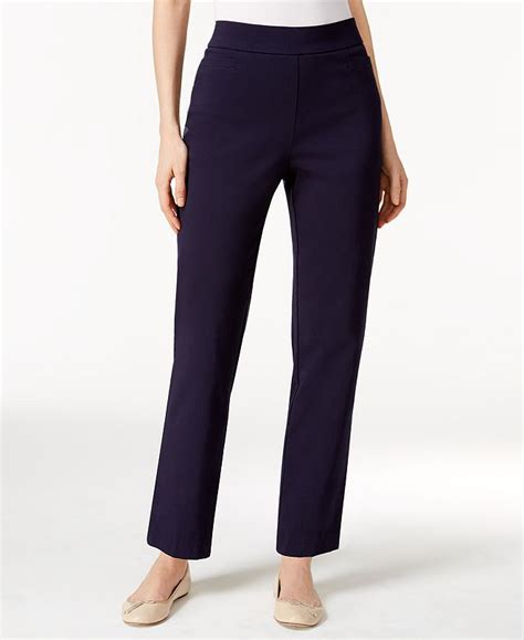 Alfred Dunner Classics Allure Pull On Slim Leg Pants And Reviews Pants