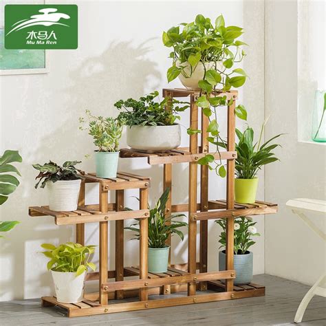 Rak bunga bertingkat dari kayu. Rak Bunga Dari Kayu Bertingkat - Home Desaign