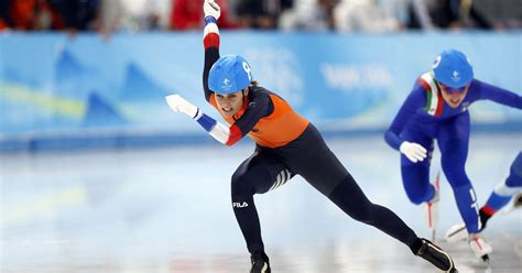 Speed Skating Dutchwoman Schouten Wins Women S Mass Start For Third Beijing Gold Reuters