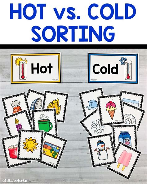 Hot Vs Cold Sort Hot And Cold Sorting Hot Weather Clothing Vs Cold