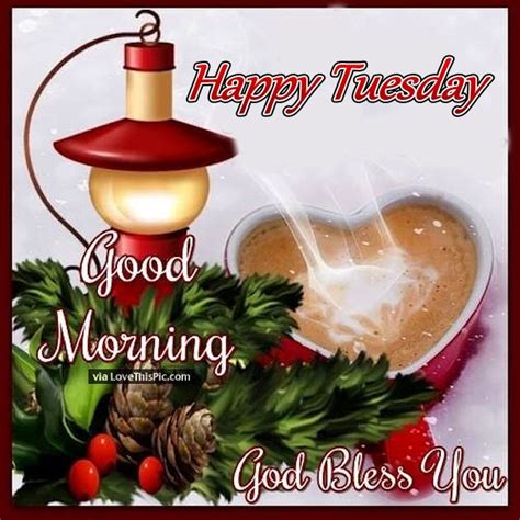 Happy Tuesday Good Morning Coffee Heart Quote Pictures Photos And
