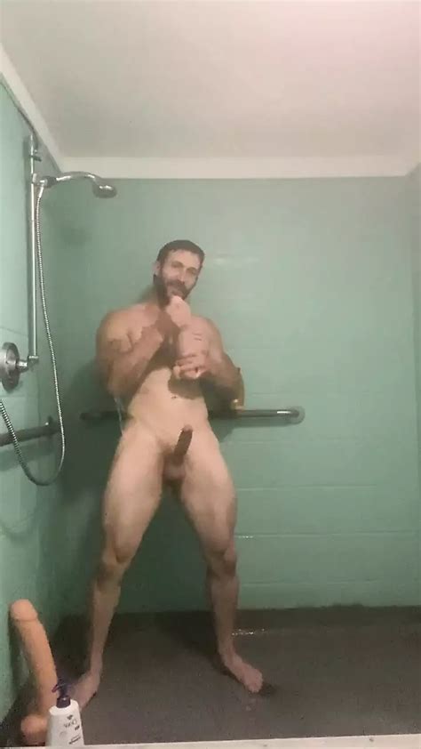 Nicholas Ryder Plays With His Toys In A Public Gym Shower Xhamster