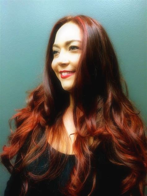 Dark Golden Red Hair Color Hair Shades Of Red Hair Long Hair Styles