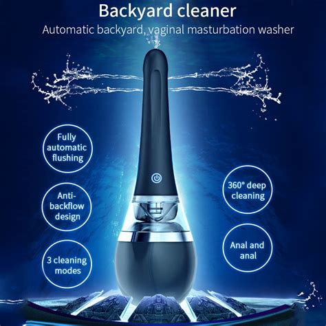 Automatic Anal Cleaner Enema Cleaning Container Vagina Cleaner Douche Enema Bulb Women Men