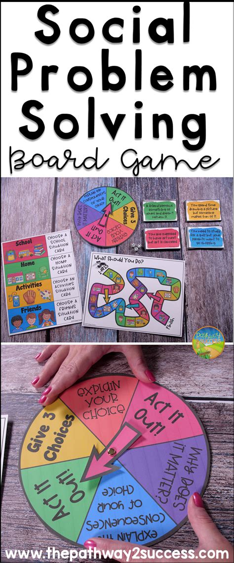 What is meant by problem solving skills? Social Problem Solving Board Game | Social skills games ...