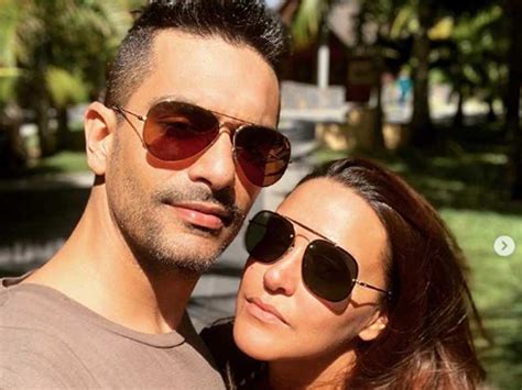 Neha Dhupia Shares Adorable Selfies With Husband Angad Bedi As They Enjoy Their First Wedding