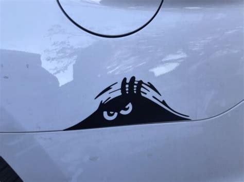 new funny peeking monster auto car walls windows sticker graphic vinyl car decal ebay