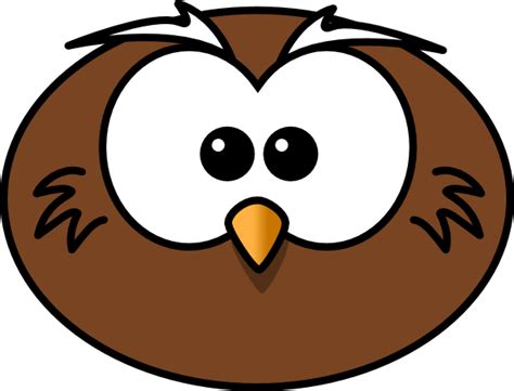 Owl Head Clip Art At Vector Clip Art Online Royalty Free