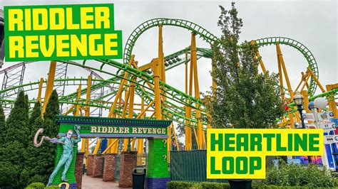 The Riddler Revenge At Six Flags New England Front Seat On Ride Pov
